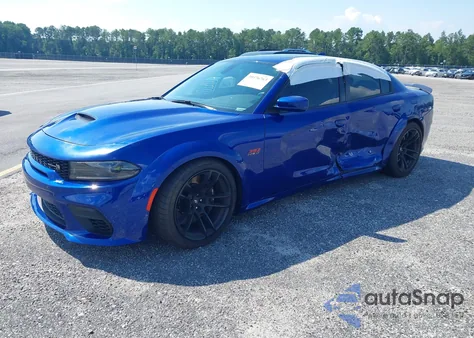 2022 Dodge Charger Scat Pack Widebody из США, поврежденный, VIN 2C3CDXGJ0NH176255